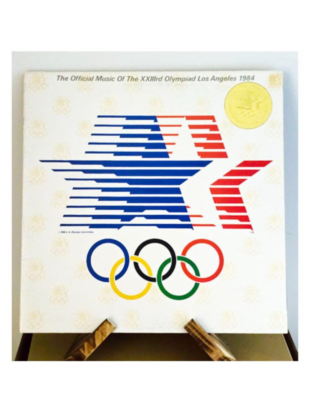 Official Music of the XXIIIrd Olympiad Los Angeles 1984 LP Olympics Vinyl Record
